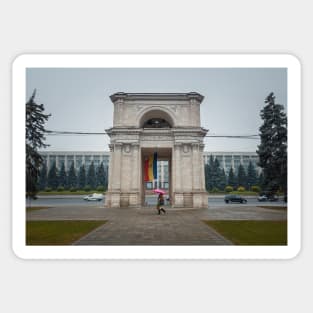 Triumphal Arch Moldova Sticker